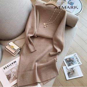 ATMARK 미니멀래글런니트+스커트SET_AA39SE012G