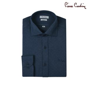 [피에르가르뎅] 기모 돗트 프린트 슬림핏 셔츠 PKDS4959