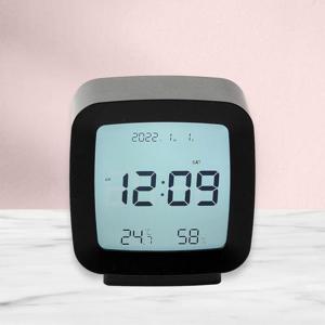 [월데코]애브리데이 디지털시계 온습도계(블랙)