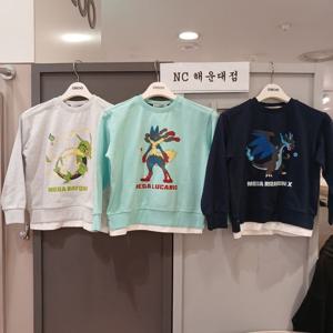 [오후]최신상 인기 포켓몬~메가레쿠자~메가리자몽~메가루카리오~메가 포켓몬스터 맨투맨 OHMA2422C