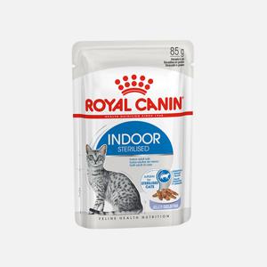로얄캐닌 인도어 젤리 파우치 85g 고양이 사료