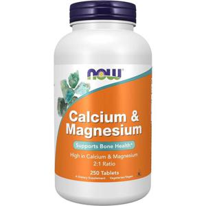 해외배송 NOW Foods 나우푸드 칼슘 마그네슘 250정 Calcium Magnesium