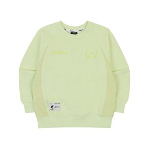 [캉골키즈]GOAT 우븐 믹스 스웻셔츠 QA 0015 라임/AQACRT00150LI