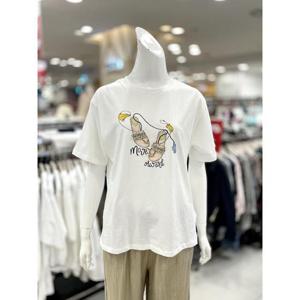 소고 세이브존01 진주 디테일 라운드 반팔 티셔츠 AJ2TA31