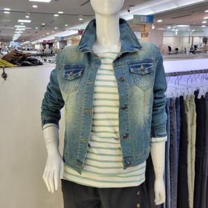 더스토아 DP01 빈티지 스판 청재킷 T23fta702j008