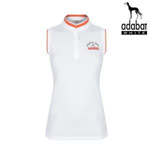아다바트화이트 여성 슬리브리스 253 WH 골프티 나시