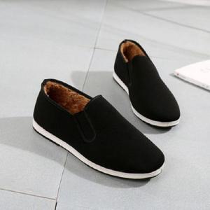 남성화 겨울 기모안감 보온 방한화 안감퍼 남성슬립온