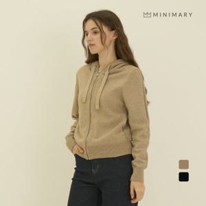 [미니마리][패플특가]  메탈니트후드집업 (MM41CD01)