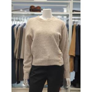 S쏠레지아 세이브존07 라운드넥 버튼 니트 SONCYPO010