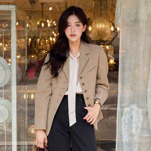 [올리브데올리브]심플 타이 블라우스 (OH4XB147)