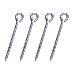 BUCK703 초특가 SALE 크롬 도금 강철 쇠말뚝 단조팩 30cm 1P