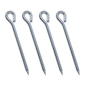 BUCK703 초특가 SALE 크롬 도금 강철 쇠말뚝 단조팩 40cm 1P