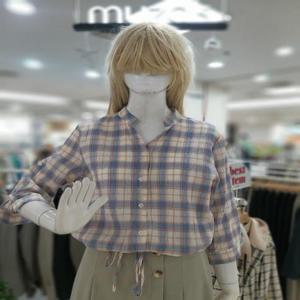 무자크 세이브존09 차이나V넥 7부 블라우스 mo4wbl01