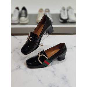 한슈 세이브존03 에나멜 블랙 로퍼 힐 5.5cm SAVHS31618ct