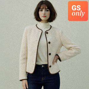 까사렐 [GS단독][TAG가 198,000원] 라운드넥 부클 자켓 WXJK7C01