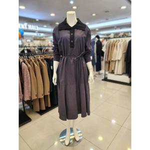 아니베F 투톤카라플레어원피스 JEK A22WOP540