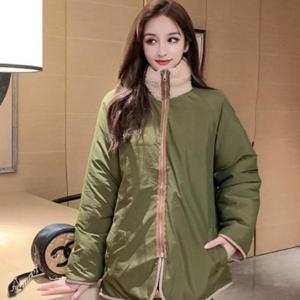 [리더스] 겨울 외투 양면 리버시블 여성 후리스