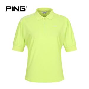 [PING] 여성 카라 반집업 반팔 티셔츠
