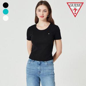 [게스]게스 여성  쁘띠삼각 반팔티 OO2K2474