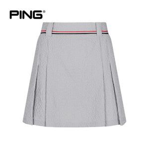 [PING] 여성 테잎 장식 시어서커 큐롯 스커트