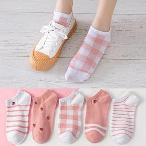 [잇백잇슈] 스트로베리발목양말 5종세트 예쁜 산뜻한