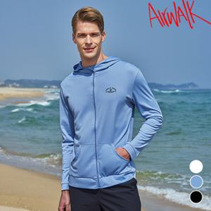 [에어워크]에어워크서프 남성래쉬가드 후드집업 YAWe5071