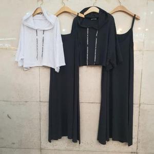 빅사이즈사랑해요 Q846L404 테이프후디원피스투피스 RA