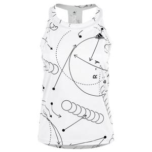 아디다스 여성 클럽 그래픽 탱크탑 민소매 티셔츠 HC8477