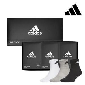 [아디다스골프]아디다스 남녀 퍼포먼스 이중바닥쿠션 양말 3족