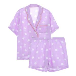 [섹시쿠키]라일락도트 여 파자마 SCWNW357