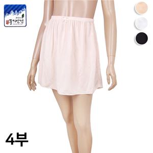 바풀 HG 183042 풍기인견 속치마 4부 인견 반슬립