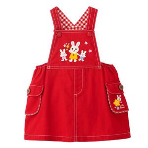 [미키하우스] MH 우사코 꽃나들이 멜빵스커트 11O901801