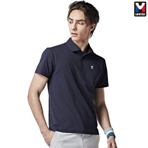 엠리밋 남자 남성 스포츠 볼링 반팔티 카라티 티셔츠 네이비