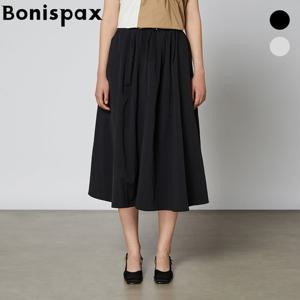 [보니스팍스(여성의류)]스트링 바스락 플레어 롱 스커트 (XO4SK004M0)