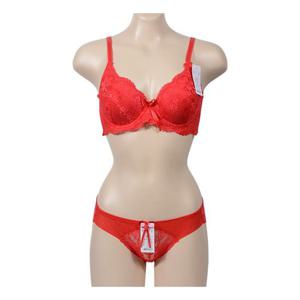 레이스가 예쁜 풀컵 D컵 브라팬티세트