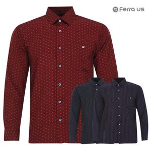 페라어스 남성 JP 네잎플라워 긴팔 남방셔츠 CTF3DJ2157