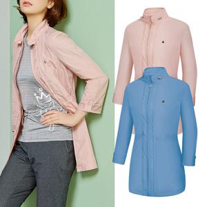 비티알 BTR 여성 골프웨어 여름 바람막이 중기장 자켓 슬러(여) BQJ6079W