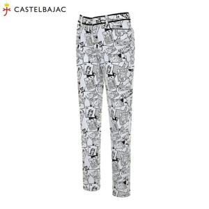 [까스텔바작] (여성)아트웍 원포인트 팬츠_BG9FPT502_WH