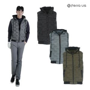 페라어스 남성 탈착 후드 패딩 골프조끼 CVLU8001W2