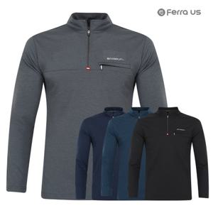 페라어스 남성 지퍼포켓 반집업 등산 긴팔셔츠 OCTF3SR5048