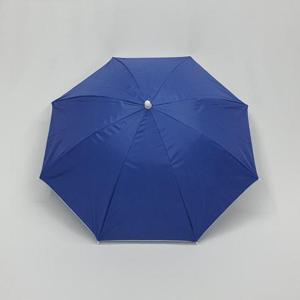 머리에 쓰는 우산모자 소형 블루 우산모자 모자우산