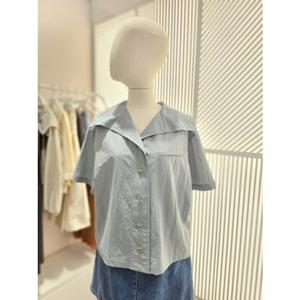 올리브데올리브 카라 포인트 블라우스 OW4MB425