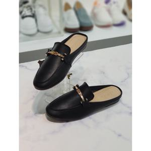 [한슈]아베크 리얼가죽 금장체인 뮬 블로퍼 3cm AHS491252lc