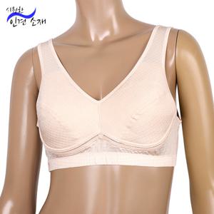 바풀 DS ET 187055 인견브라 노와이어 브라탑 (L~4XL)