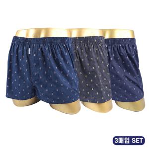 바풀 HY SR 182025 남성 사각팬티 순면 트렁크 3매입