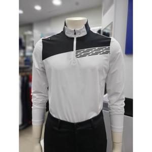 BTR골프 세이브존06 남성 봄 여름 긴팔 반집업 티셔츠 룩스 BUT4153M