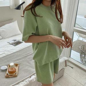 [잇백잇슈] 여름반바지반팔셋업 기본심플베이직 편한