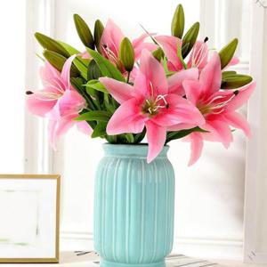 [리더스]  색감 생화같은 조화 장식 예쁜 꽃한송이