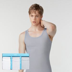 제임스딘 쿨 인견 남자 민소매 나시 런닝 3매 세트 JHMRYZ04