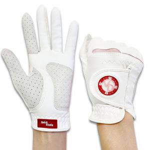 VD 반양피 골프장갑 여성양손 1켤레 벨크로